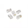 Gembird LC-8P8C-001/100 Kištukas 8P8C (RJ-45) permatomas Cat5 kabeliui, 100 vnt.