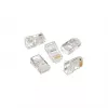 Gembird LC-8P8C-001/100 Kištukas 8P8C (RJ-45) permatomas Cat5 kabeliui, 100 vnt.
