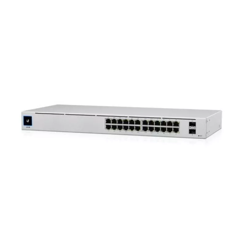 Ubiquiti UniFi 24-Port PoE valdomas L2/L3 Gigabit Ethernet (10/100/1000) maitinimas per Ethernet (PoE) 1U sidabrinis