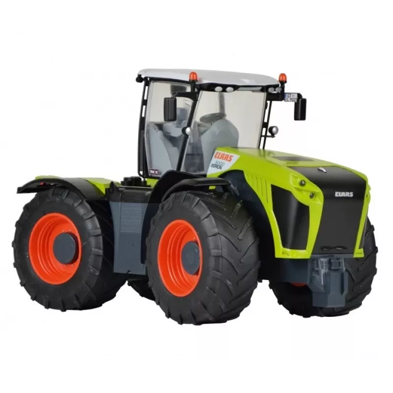 Nuotolinio valdymo traktorius Happy People Claas Xerion 5000 su besisukančia kabina
