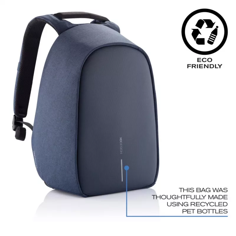 XD Design Bobby Hero XL P705.711 kuprinė nuo vagių, 17 colių nešiojamam kompiuteriui, 12,9 colio planšetei, USB įkrovimo jungtis, 20 l talpos, juodos spalvos