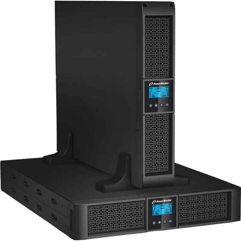 PowerWalker VI 3000RT LCD nepertraukiamo maitinimo šaltinis (UPS) 3 kVA 2700 W 9 AC lizdai
