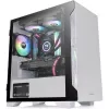 PC korpusas Thermaltake S100 Tempered Glass Snow Edition Micro Tower baltas