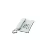 Analognis telefonas Panasonic KX-TS500PDW — 16 mygtukų, baltas, stalo/sienos montavimas, 100 įrašų telefonų knyga