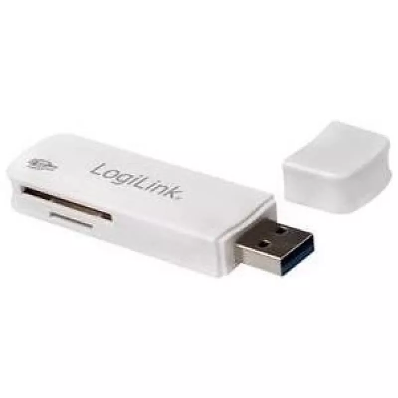 LogiLink CR0034A kortelių skaitytuvas USB 3.2 Gen 1 (3.1 Gen 1) baltas