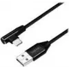 LogiLink CU0137 USB 2.0 laidas, USB A – USB C, 0,3 m, juodas