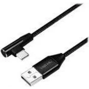 LogiLink CU0137 USB 2.0 laidas, USB A – USB C, 0,3 m, juodas