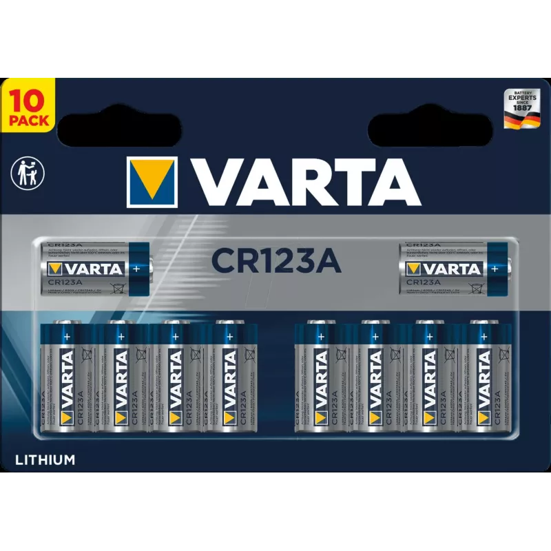 Baterija Varta 06205 CR123A Ličio 3 V 34,5 mm 16 g
