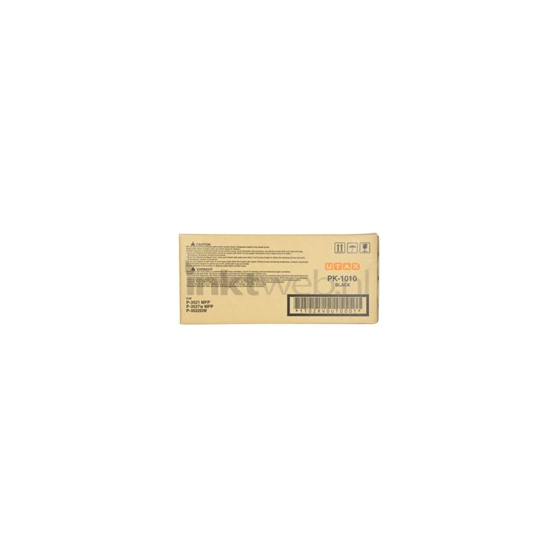 Utax 1T02RV0UT0/PK-1010 Tonerio rinkinys, 3K puslapių ISO/IEC 19752, skirta TA P...