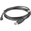 USB 2.0 kabelis LANBERG CA-USBM-10CC-0018-BK, Micro-USB B į USB A, 1,8 m, juodas