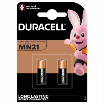 Duracell MN21 baterijos, 2 vnt., lizdinė pakuotė