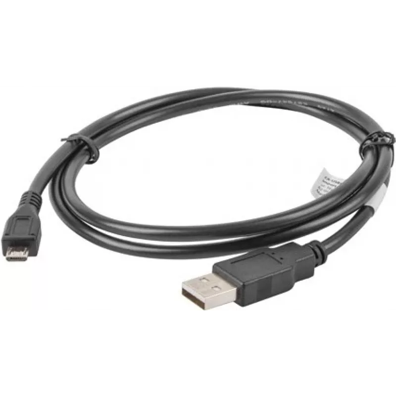 Lanberg CA-USBM-10CC-0010-BK USB 2.0 laidas 1 m Micro-USB B USB A juodas