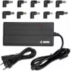 Maitinimo adapteris / keitiklis IBOX IUZ90WA 90 W, įėjimas 100–240 V, išėjimas 4,5 A, reguliuojama įtampa, vidaus, juodas