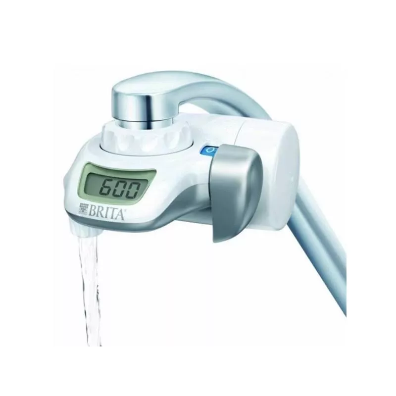 BRITA vandens filtras čiaupui 1.2023.0413, 3 režimai, 5 pakopų kasetė, 600 l talpa, baltas, 5 čiaupo adapteriai
