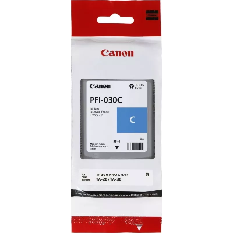 Canon PFI-030C kasetė su rašalu 1 vnt. Original Cyan