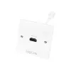 LogiLink AH0014 HDMI sienos rozetė, 1 prievadas, balta