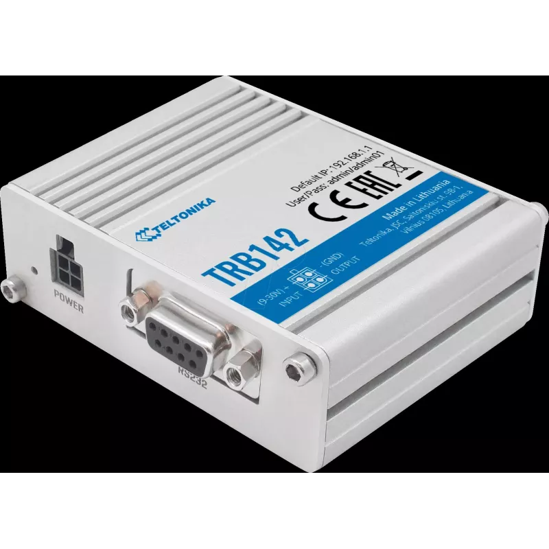 „Teltonika TRB142“ – LTE tinklo kortelė ir pramoninis IoT šliuzas