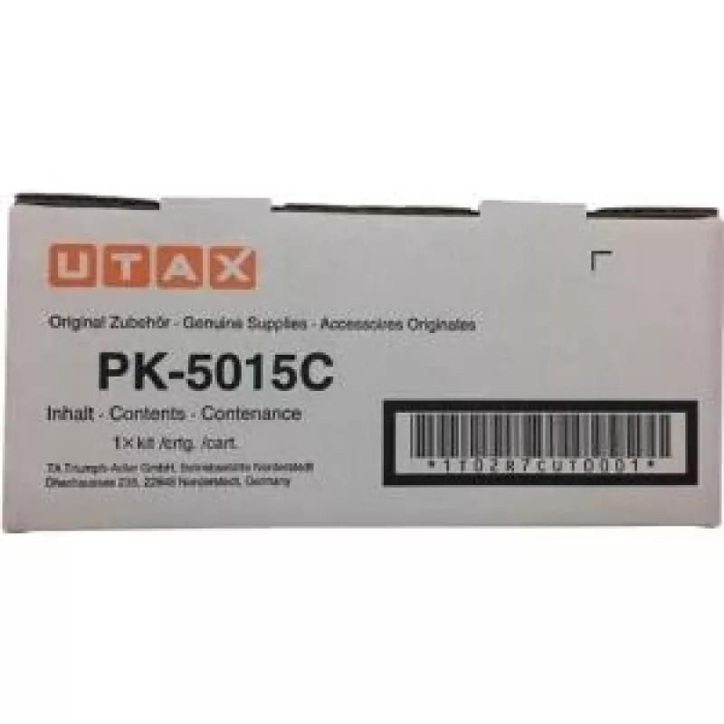 Utax 1T02R7CUT0/PK-5015C Tonerio rinkinys Cyan, 3000 puslapių (ISO/IEC 19752), TA
