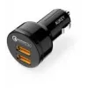 Automobilinis greitasis įkroviklis CC-T8 2xUSB 3.0 6A 36W + micro USB laidas 1m