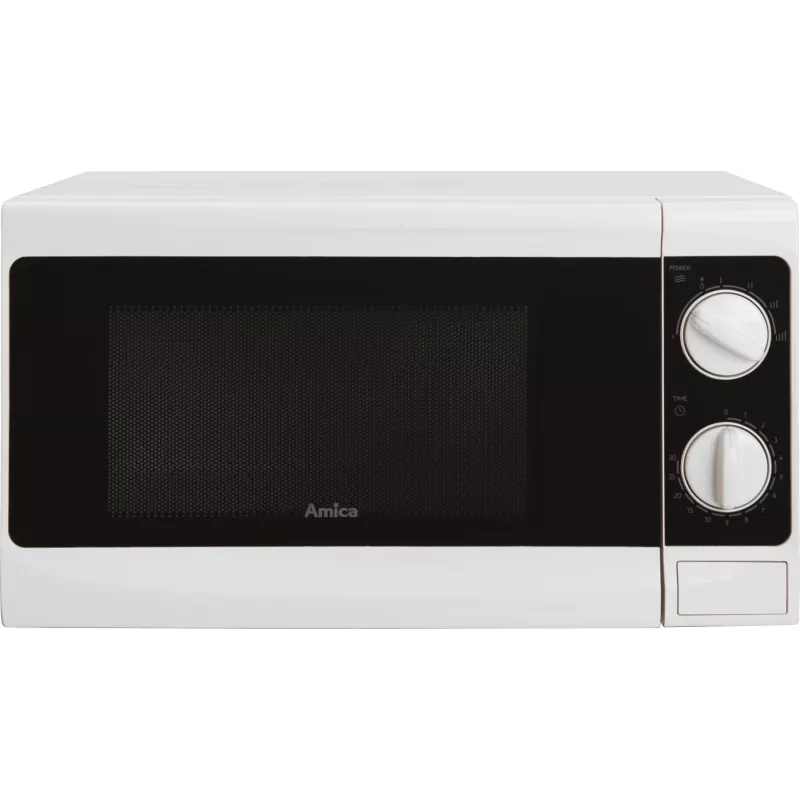 Amica AMG17M70V mikrobangų krosnelė Stalviršio Solo mikrobangų krosnelė 17 L 700 W Balta