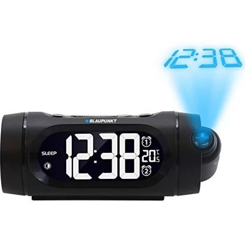 Laikrodinis radijas Blaupunkt CRP9BK, FM PLL, projektorius, USB įkrovimas, vidaus temperatūra