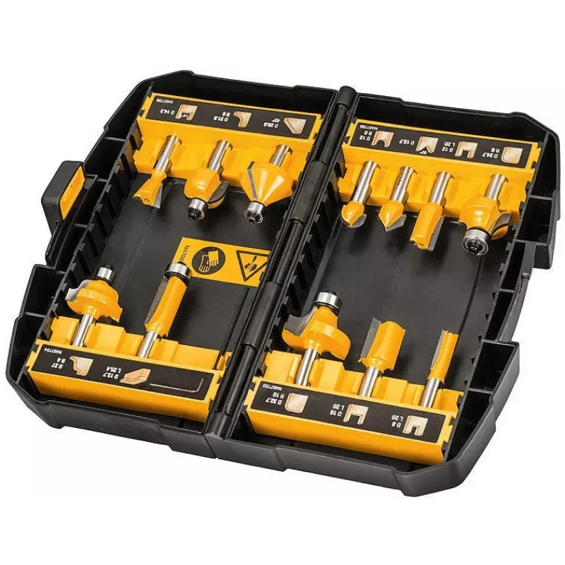 Frezų rinkinys DeWALT DT90016-QZ 12 vnt.