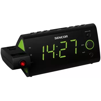SENCOR SRC 330GN radijo laikrodis su laiko projektoriumi