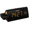 Radijo laikrodis SENCOR SRC 330 OR – FM laikrodis su 1,2 colio LED ekranu, dvigubu žadintuvu, raudona 180° projekcija, patalpų temperatūra, baterijų atsarginiu maitinimu