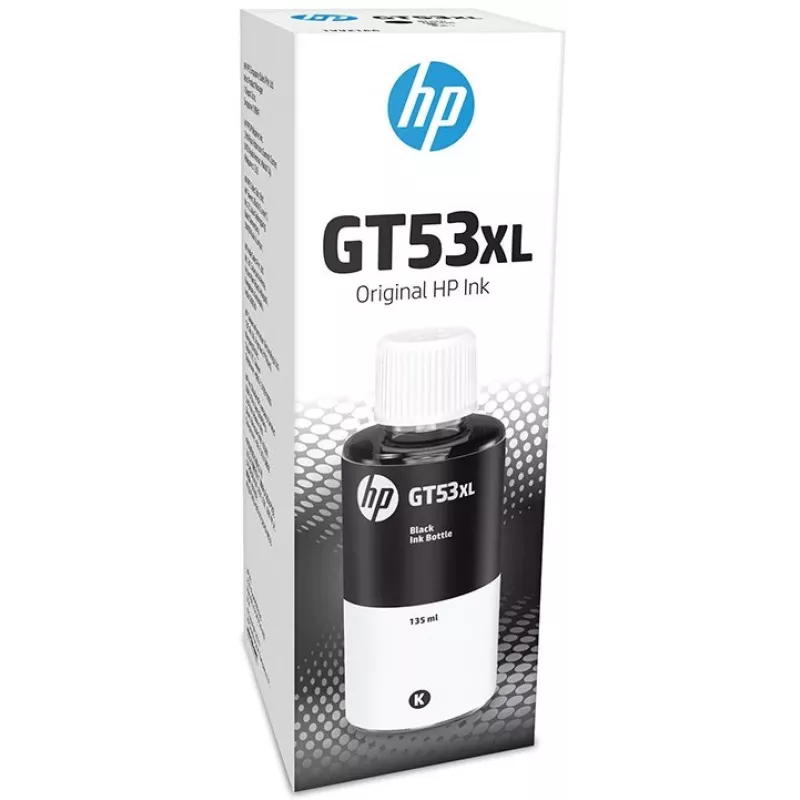 HP GT53XL 135 ml juodo originalaus rašalo buteliukas
