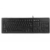 A4Tech KR-92 klaviatūra Universal USB QWERTY angliška Juoda