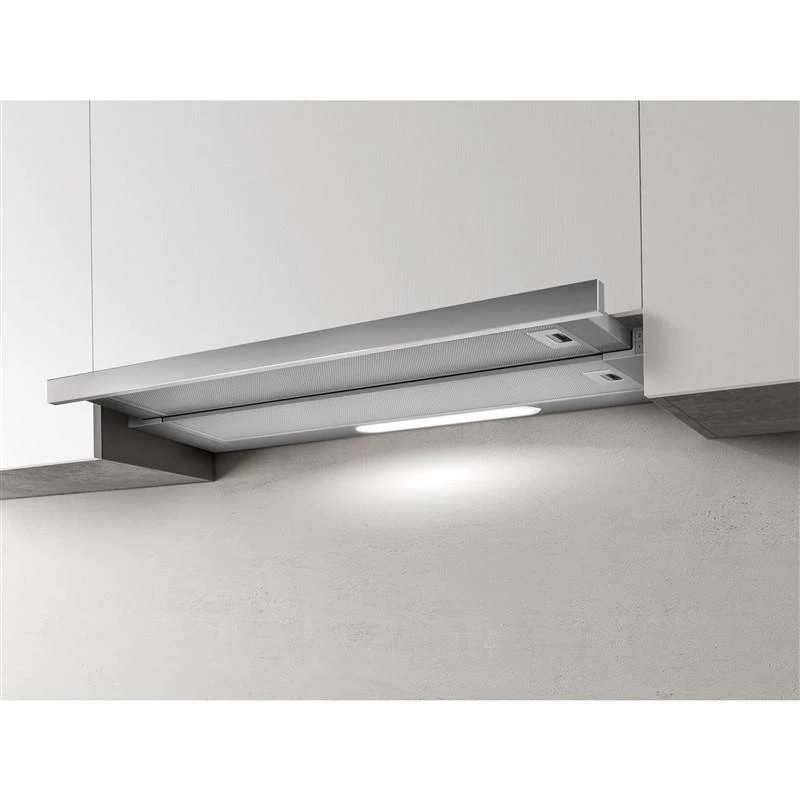 Elica ELITE14 LUX GRIX/A/50 įmontuojamas gaubtas, sidabrinis, nerūdijantis plienas, 336 m³/h