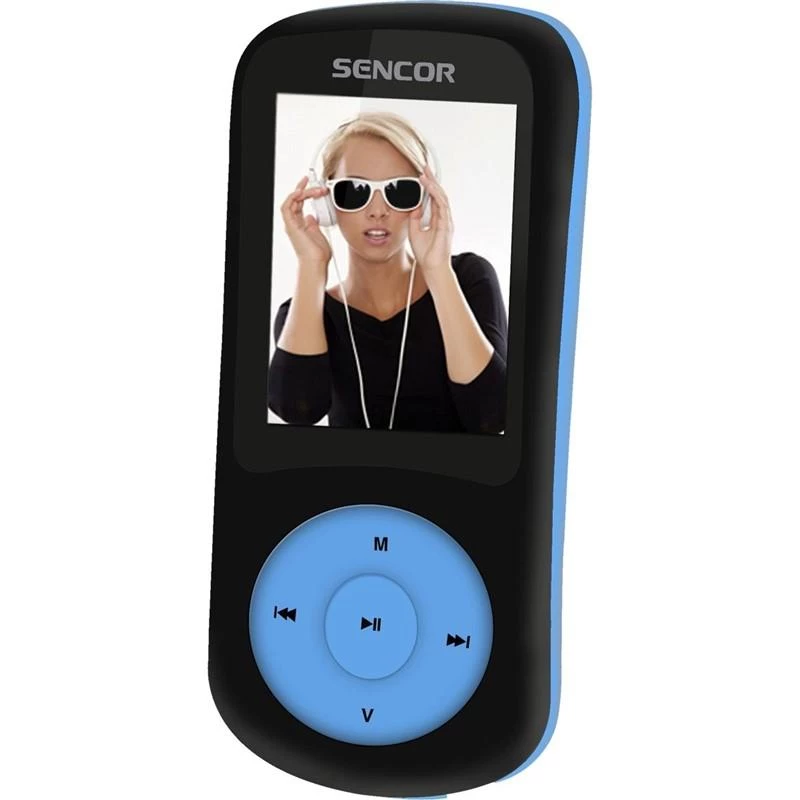 Nešiojamas MP3/MP4 grotuvas Sencor SFP 5870BBU, 8 GB atmintis, radijas