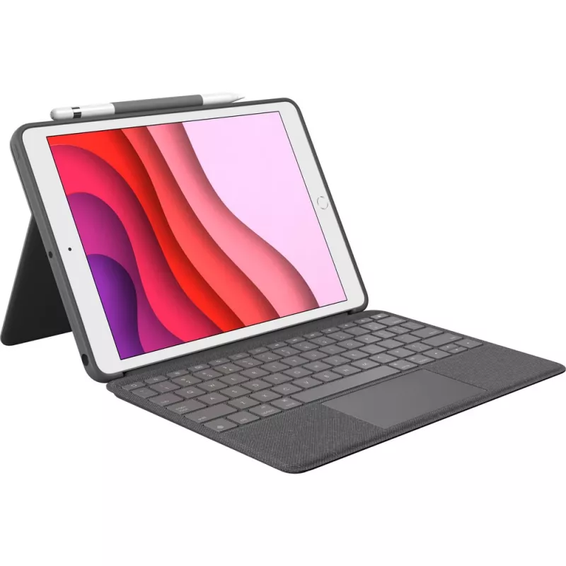 Klaviatūrinis dėklas Logitech Combo Touch, skirtas iPad 7, 8 ir 9 kartoms