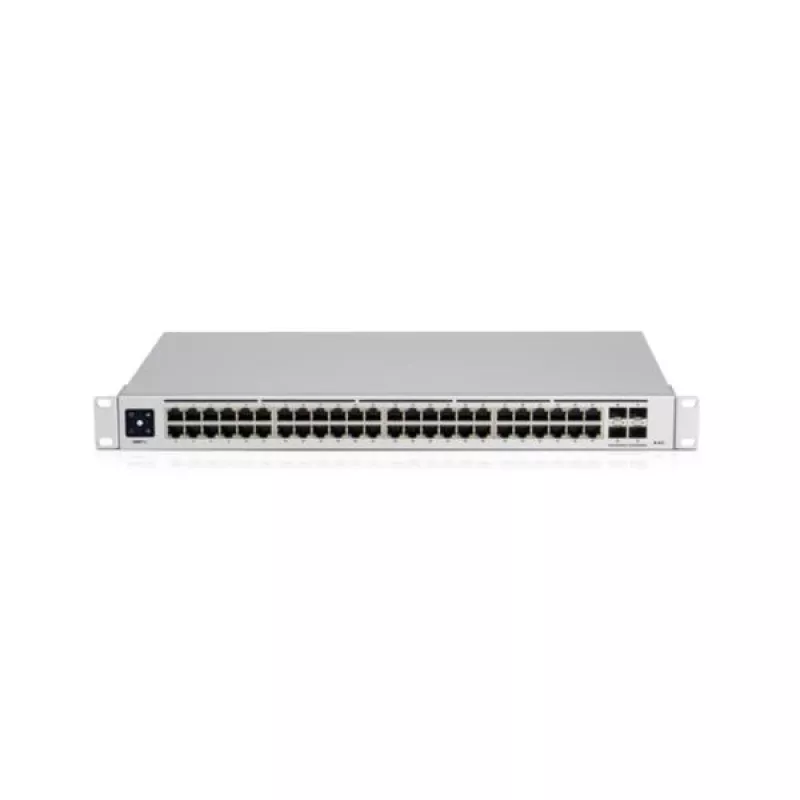 Valdomas tinklo jungiklis Ubiquiti UniFi USW-PRO-48, L2/L3, Gigabit Ethernet (10/100/1000), 1U, sidabrinis