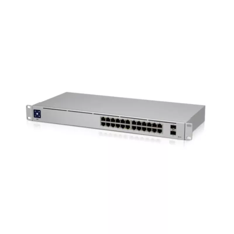 Ubiquiti Networks UniFi USW-24 valdomas L2 Gigabit Ethernet jungiklis (10/100/1000) be PoE, montuojamas į stelažą