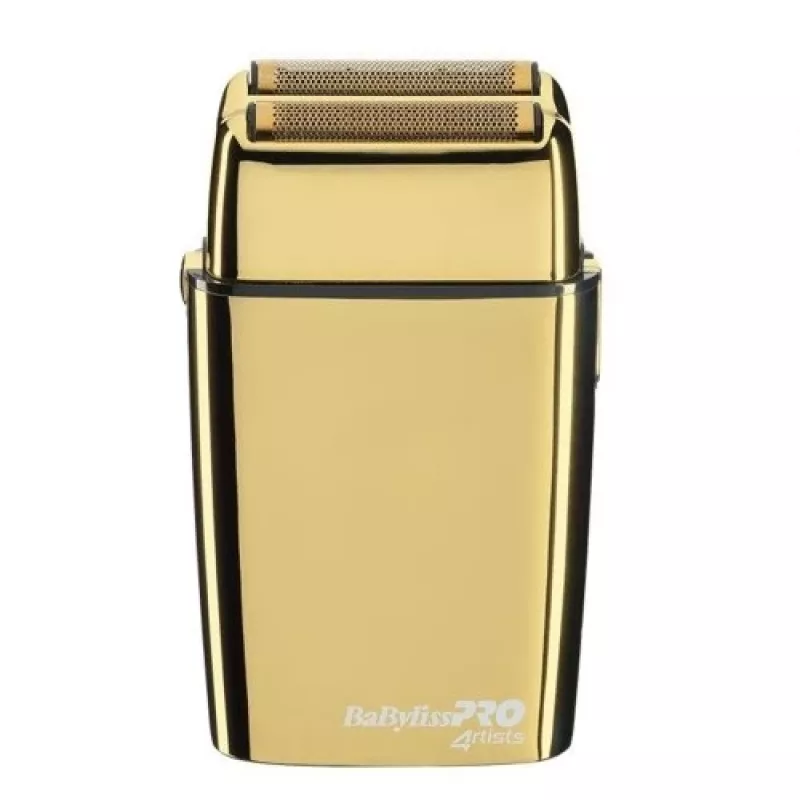 Foilinis skustuvas BABYLISS FXFS2GE – 2 folijos, belaidis, įmontuota baterija, 180 min veikimo, auksinis
