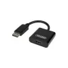 Unitek Y-5118DA adapteris iš DisplayPort į HDMI (M/F), 0,1 m, Full HD 1920x1200, juodos spalvos