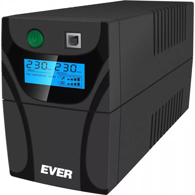 UPS Ever EASYLINE 650 AVR USB linijinis-interaktyvus 0.65 kVA 360 W
