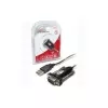 UNITEK Y-105 serijinis kabelis juodas 1,5 m USB-A – DB-9