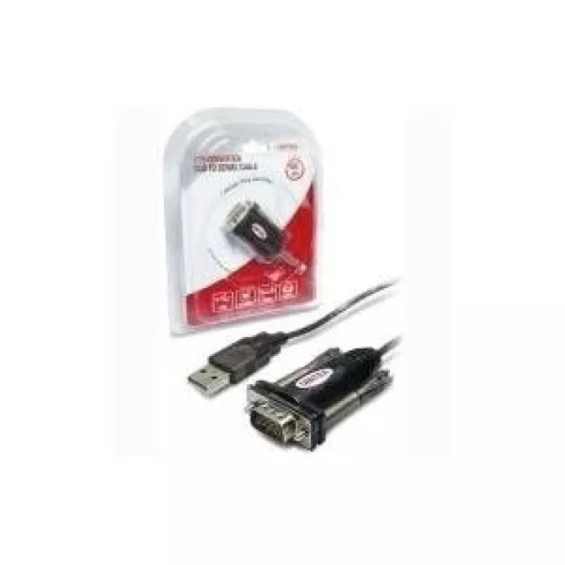 UNITEK Y-105 serijinis kabelis juodas 1,5 m USB-A – DB-9