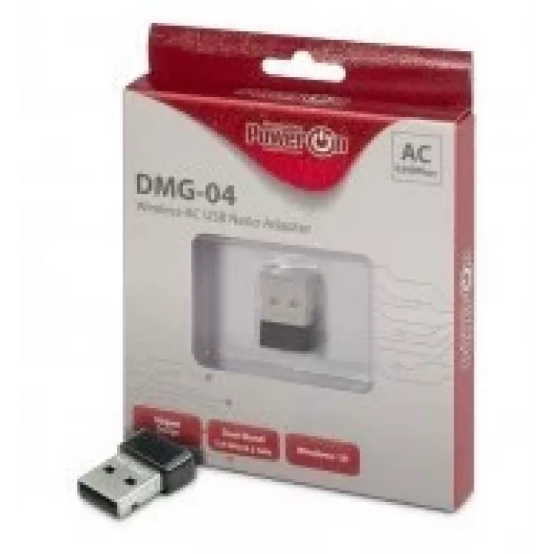 Inter-Tech USB 2.0 belaidis tinklo adapteris 650Mbps