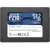 2,5 colio SATA III SSD PATRIOT P210 512 GB — 500 MB/s skaitymas, 400 MB/s rašymas