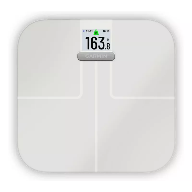 Garmin Index S2 išmaniosios kūno svėrimo svarstyklės, balta