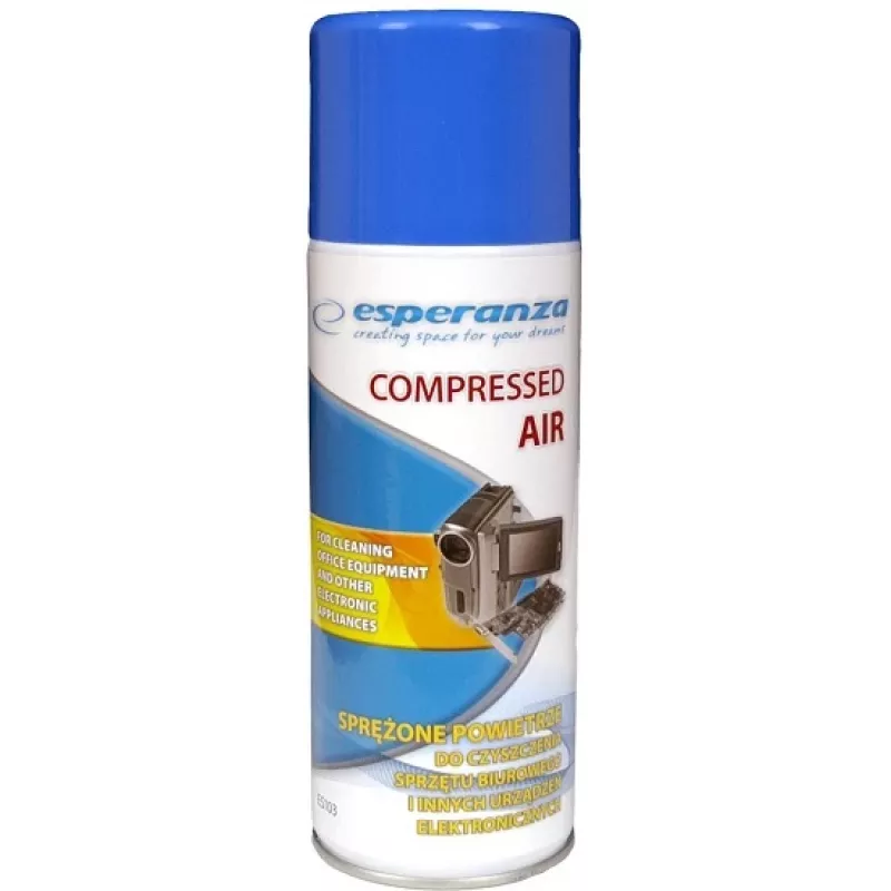 Suspausto oro valiklis ESPERANZA ES103 400 ml, mėlynas/baltas, nepalieka įbrėžimų