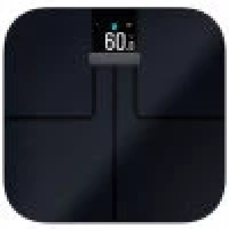 Elektrinės asmeninės svarstyklės GARMIN Index S2 juodos, max 181,4 kg, Wi‑Fi/Bluetooth, kūno sudėtis