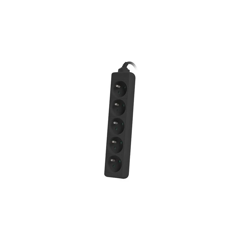 Lanberg PS0-05E-0300-BK ilginimo laidas 3 m 5 AC išėjimai vidaus juodas
