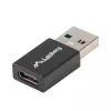Lanberg AD-UC-UA-01 USB 3.0 tipo A (vyriškas) į USB 3.0 tipo C (moteriškas) lyties keitiklis, juodas