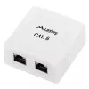 Lanberg OS6-0002-W lyties adapteris 2 x RJ-45 baltas (OS6-0002-W)