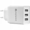 everActive SC-300 mobiliųjų įrenginių kroviklis (3x USB, 3,4A), baltas