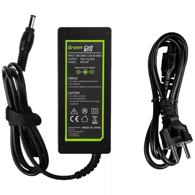 Green Cell AD25P maitinimo adapteris/inverteris 65 W juodas